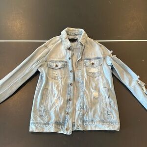 Ripped Jean Jacket